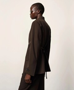 Dames blazer bruin