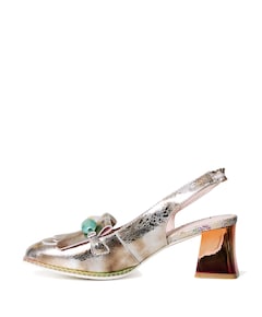 dames slingbacks goud