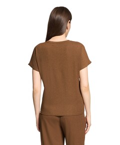 Dames T-shirt bruin