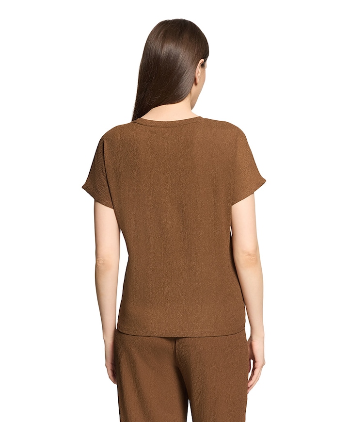 Dames T-shirt bruin