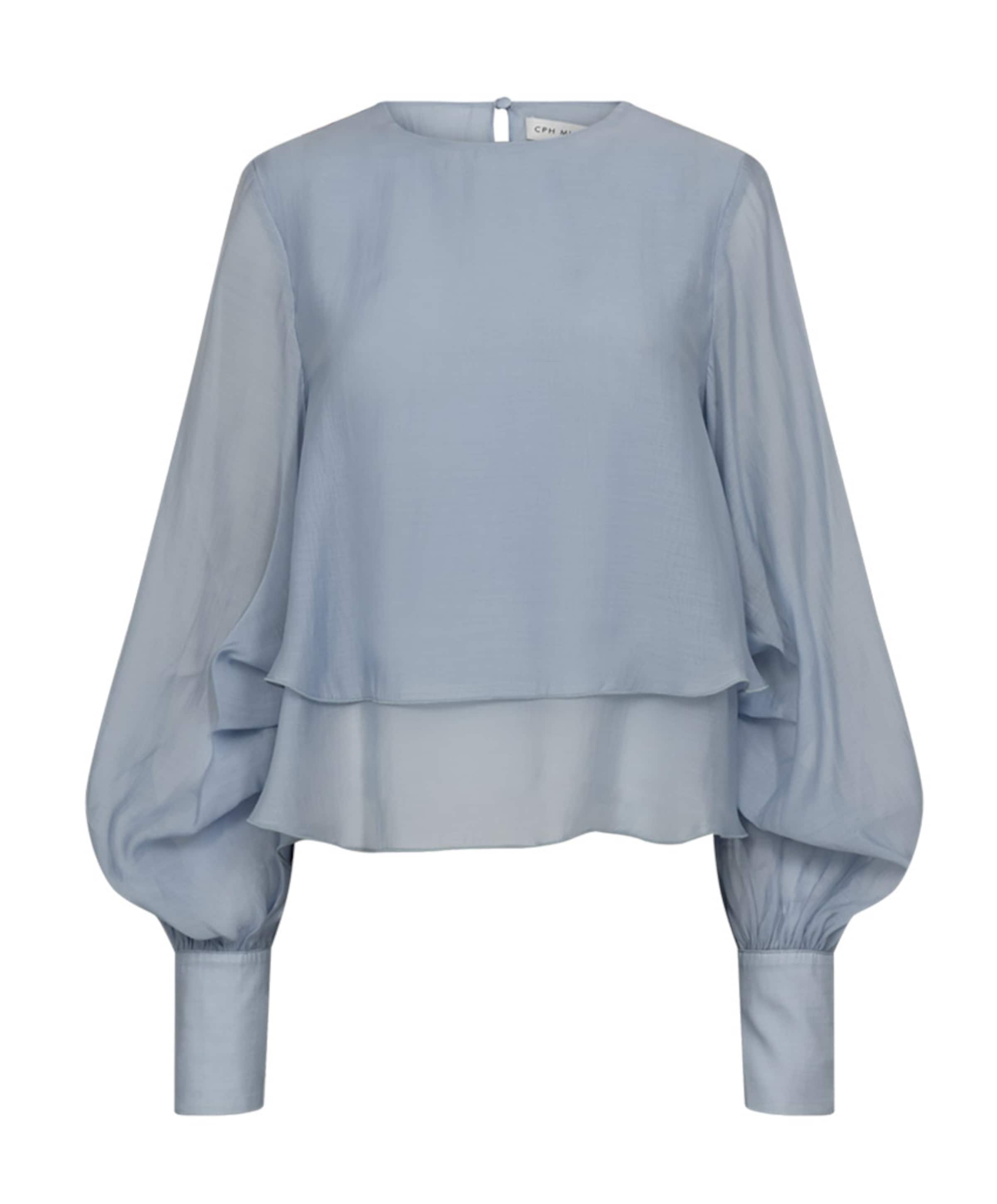 Dames blouse blauw