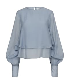 Dames blouse blauw