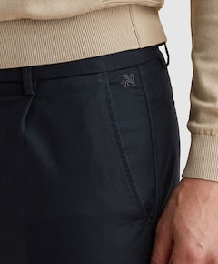 V35 RELAXED CHINO SOFT STRETCH TEN heren broek blauw