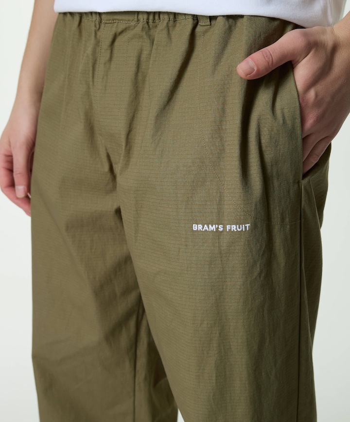 Bram's Fruit Ripstop Text Logo Pants heren pantalon groen
