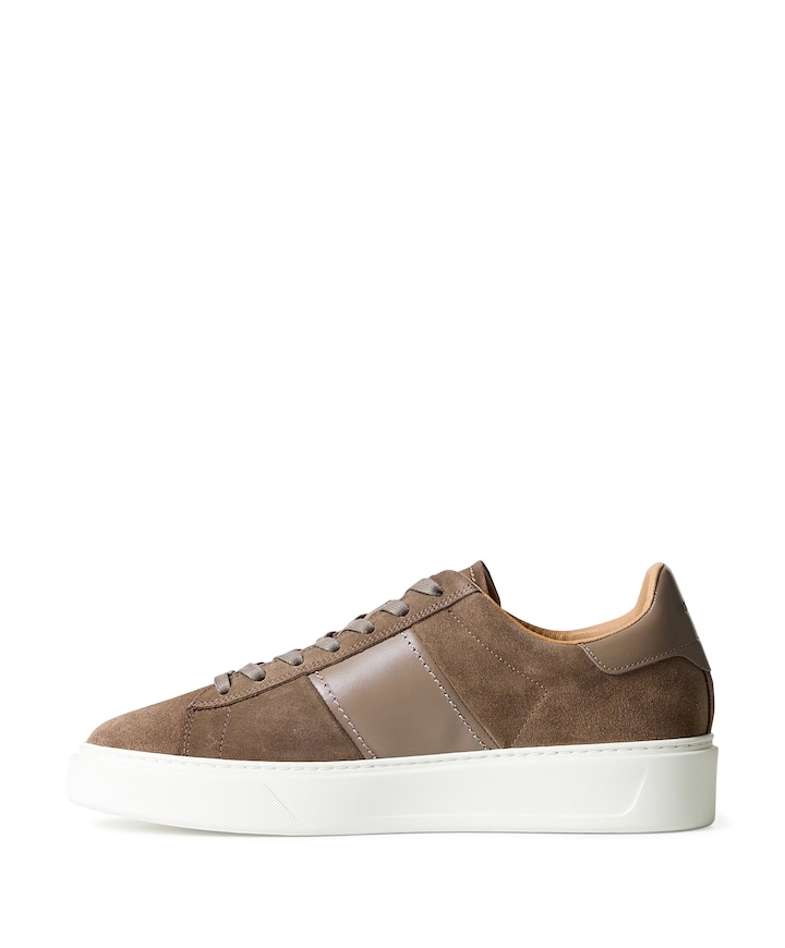 CLASSIC COURT BAND MAN heren sneakers beige