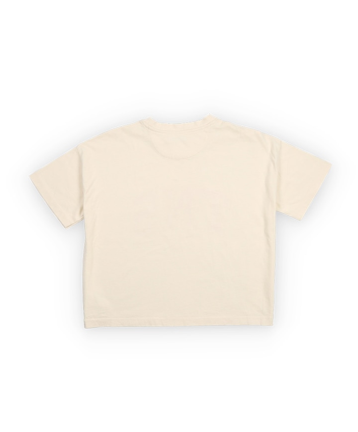 Meisjes t-shirt ecru