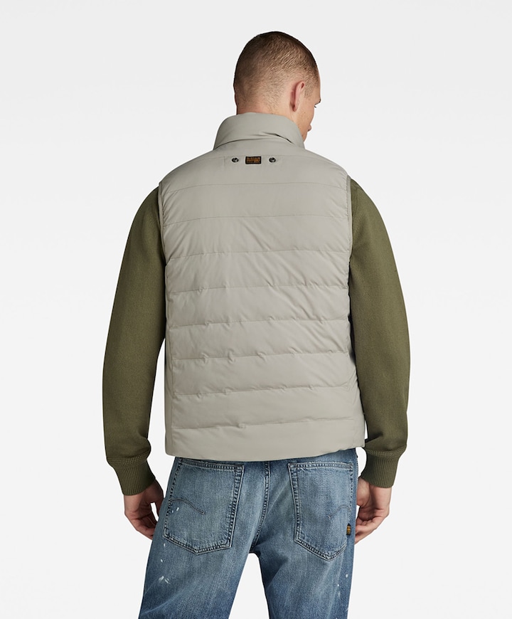 Heren bodywarmer grijs