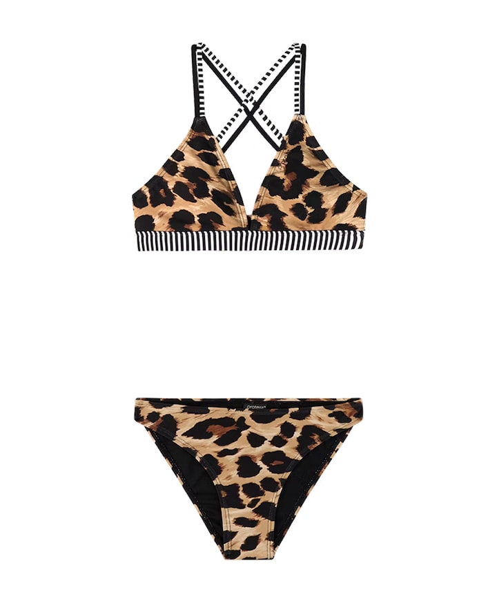 Meisjes bikiniset bruin