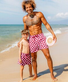 Heren zwemshort roze