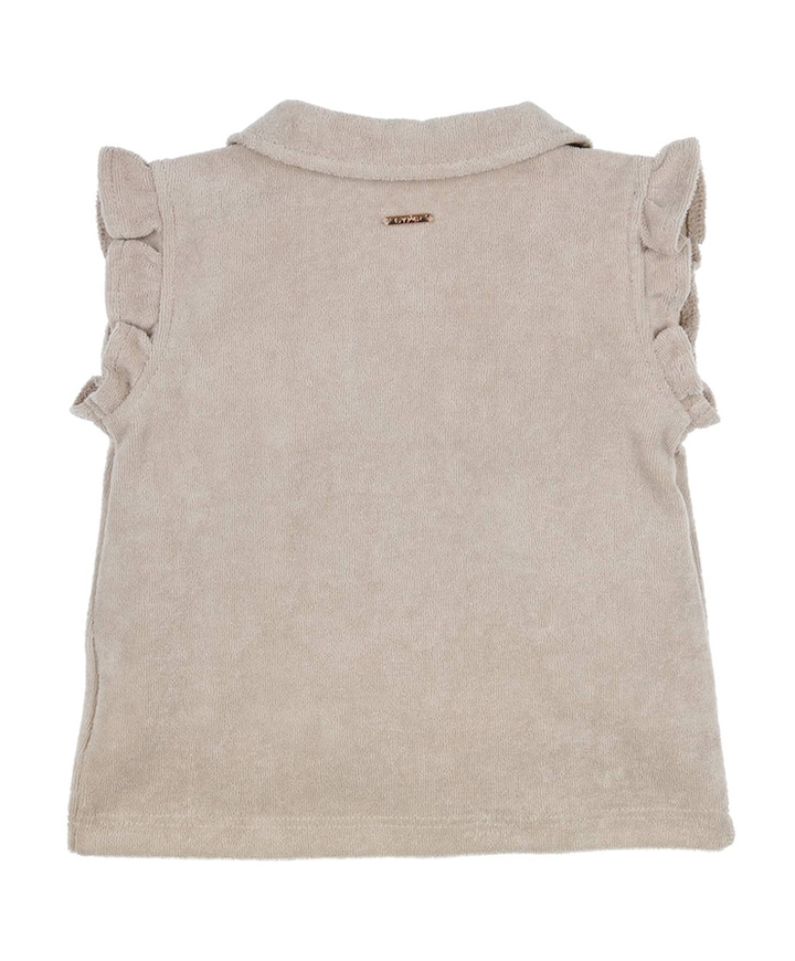 Meisjes t-shirt beige