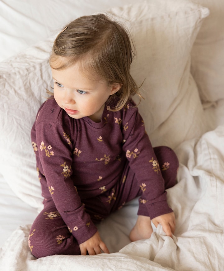 Pyjamaset bordeaux
