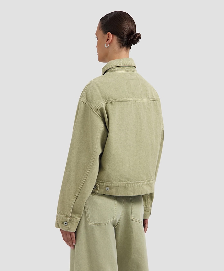 Dames jas groen