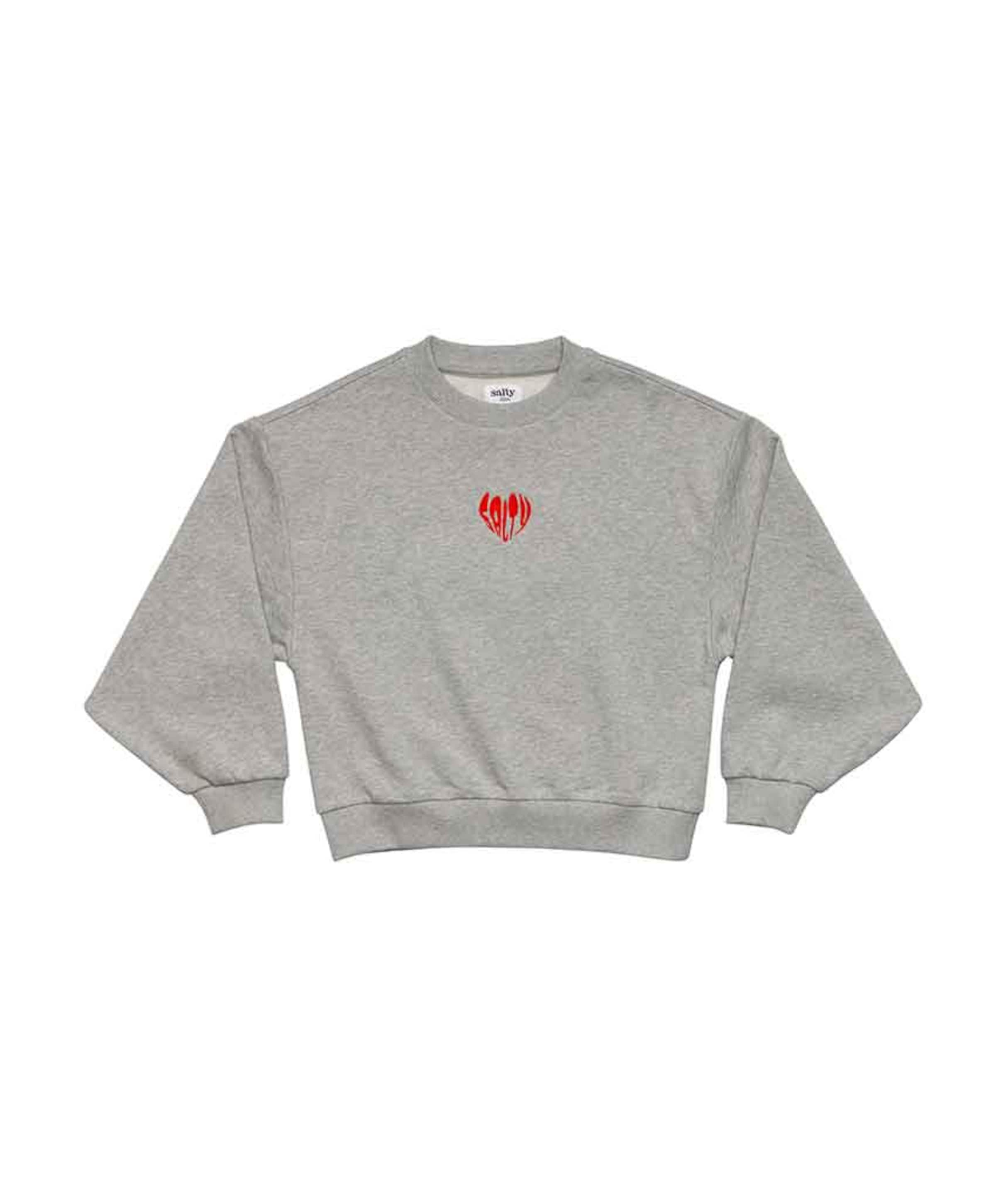 Meisjes sweater grijs