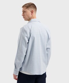 Heren overshirt blauw
