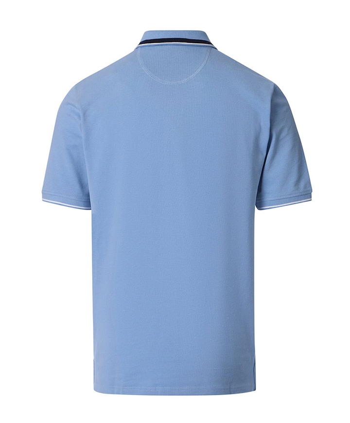 Heren polo blauw