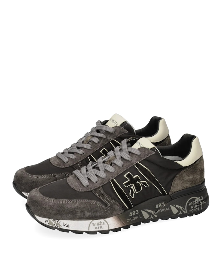 Lander heren sneakers grijs