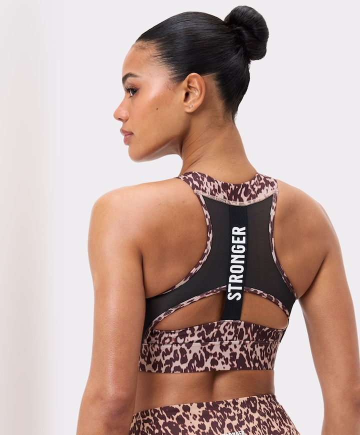 Dames sport bh bruin
