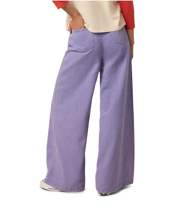 Peppa Colored dames jeans paars