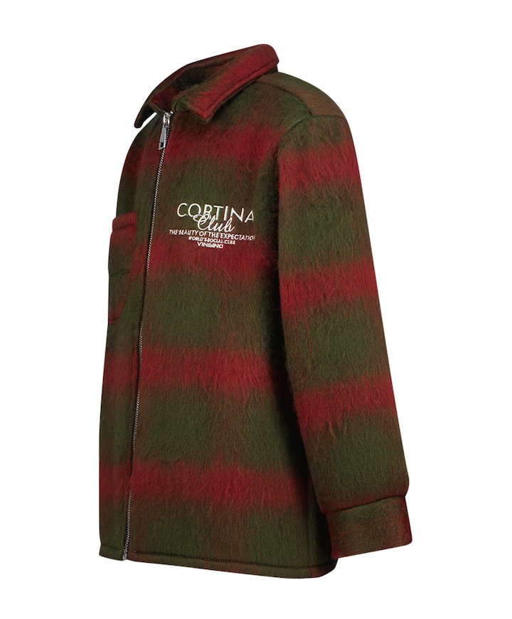 Overhemd lange mouw groen