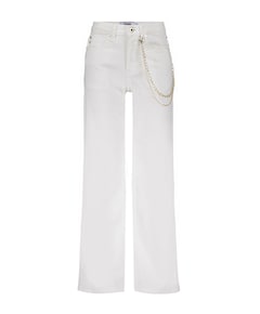 Atttude Wide Leg  meisjes jeans wit