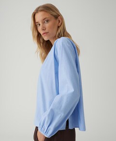 Dames blouse blauw