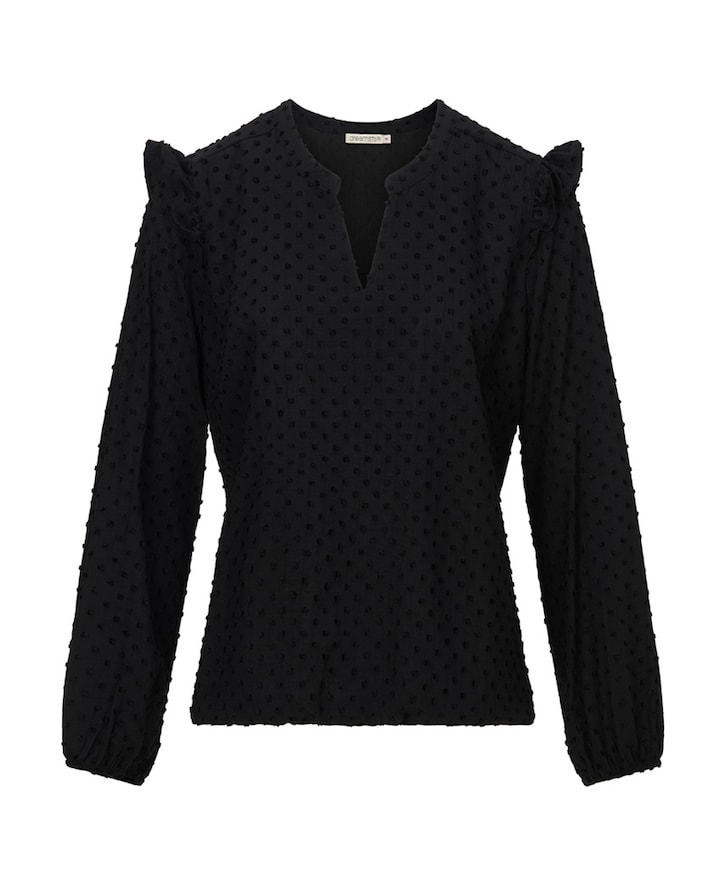 Dames blouse zwart