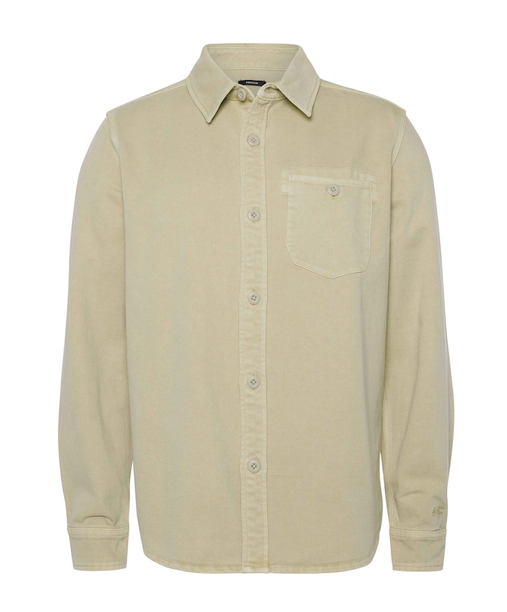 Heren overshirt beige