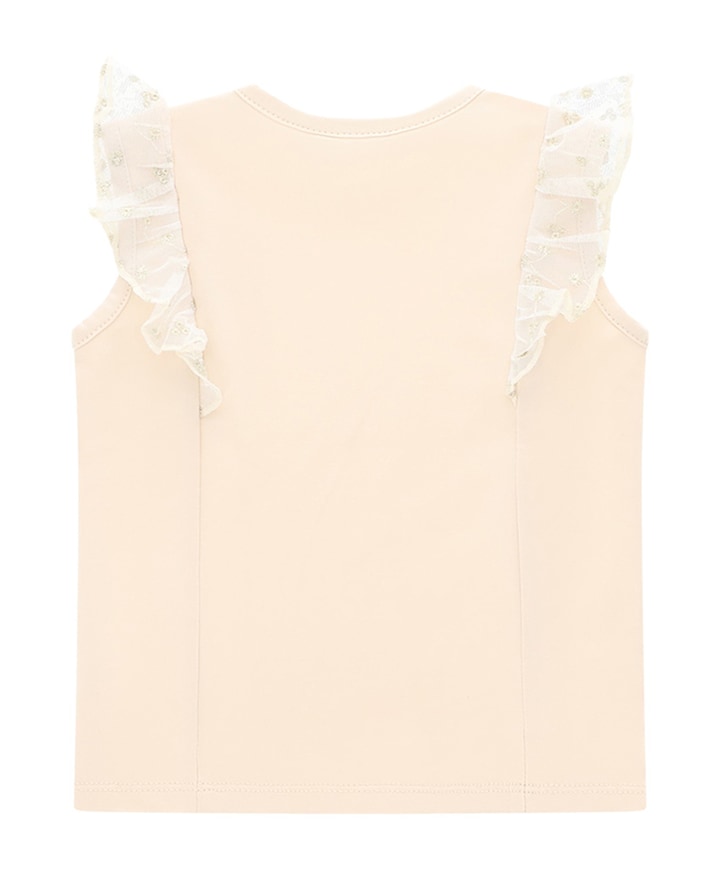 Meisjes t-shirt ecru