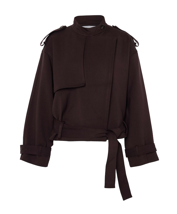 Dames jas bordeaux
