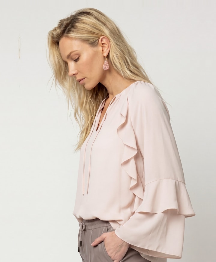 Dames blouse roze