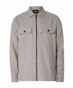 Heren overshirt grijs