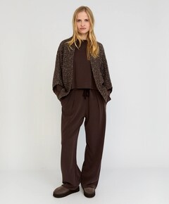Dames vest bruin