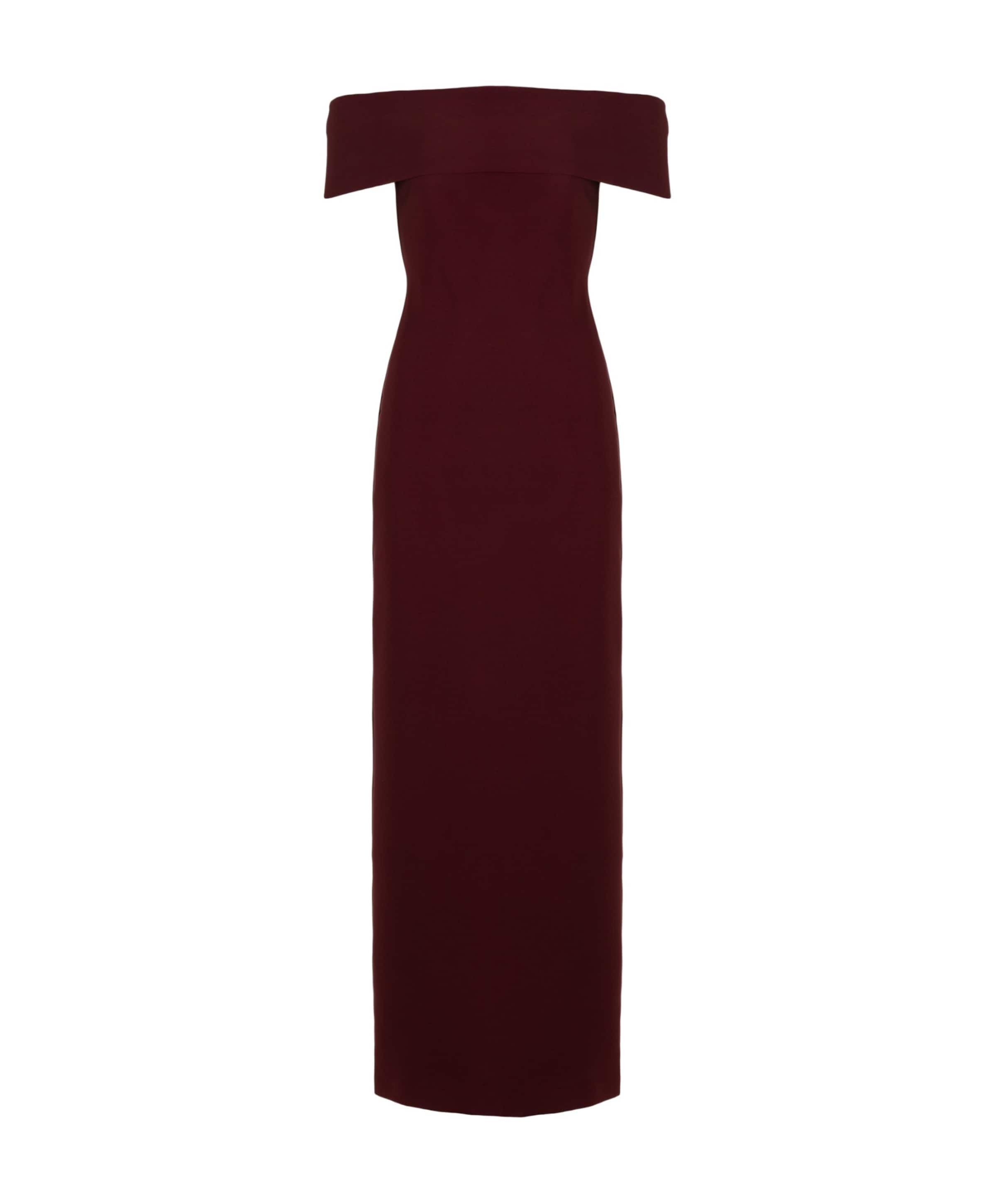 Dames jurk bordeaux