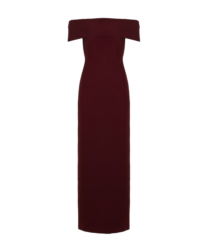 Dames jurk bordeaux