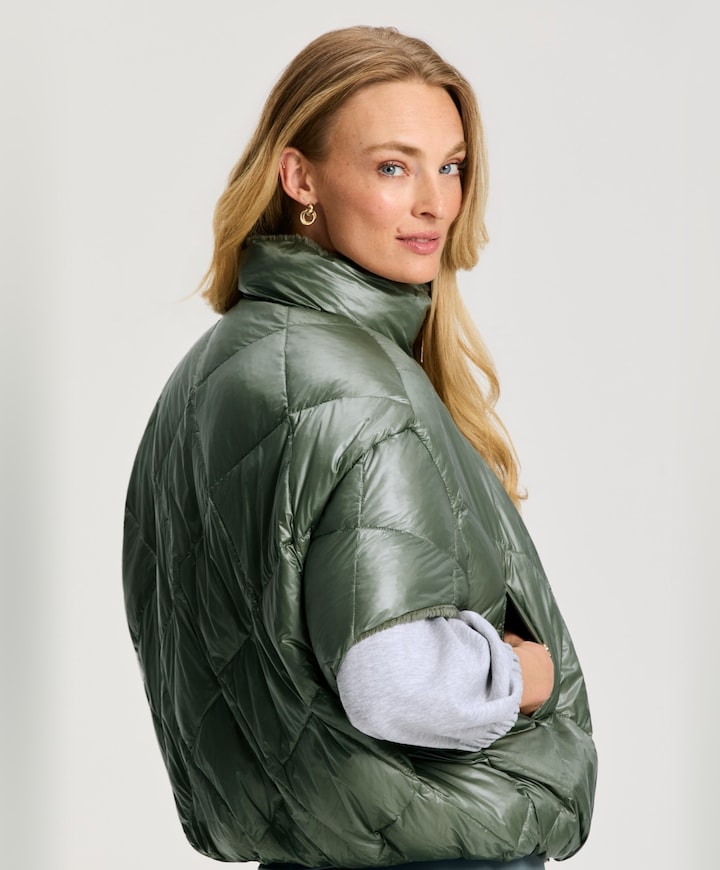 Dames bodywarmer reversible groen