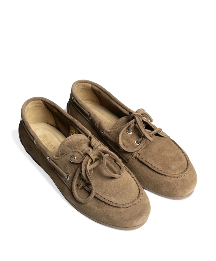 dames mocassins bruin