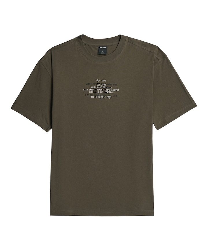 Heren T-shirt zwart