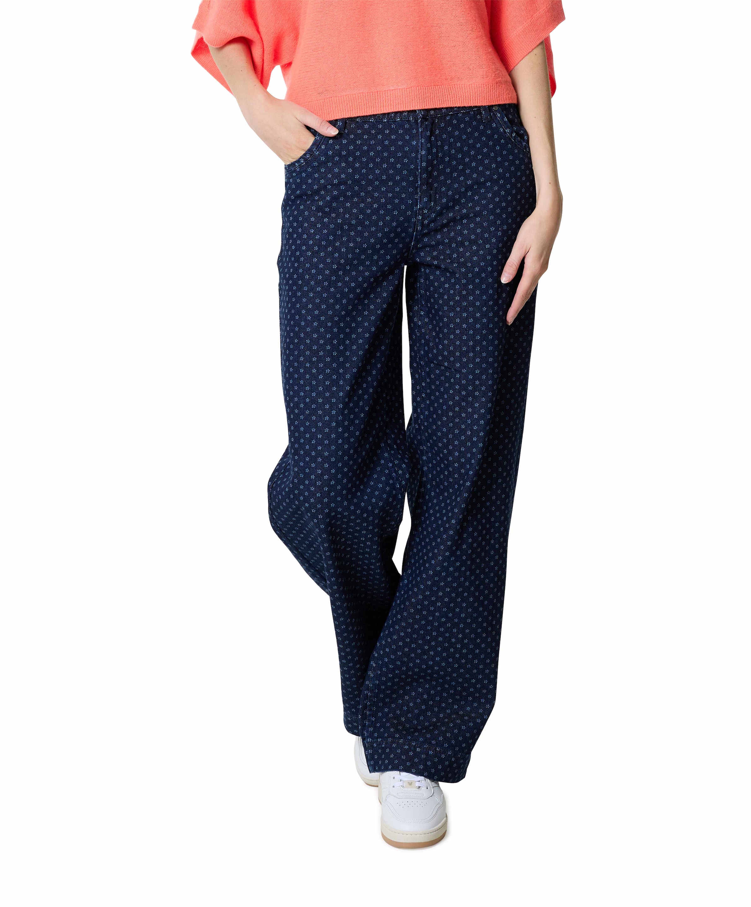FQRINNA dames broek blauw