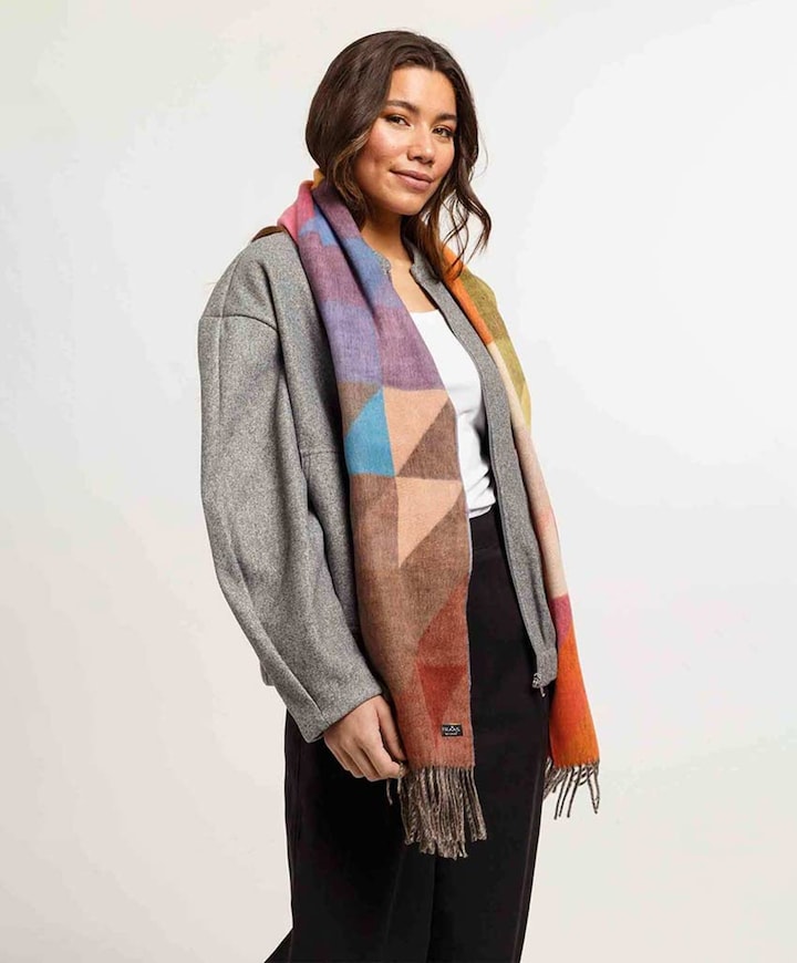 Dames sjaal multicolor