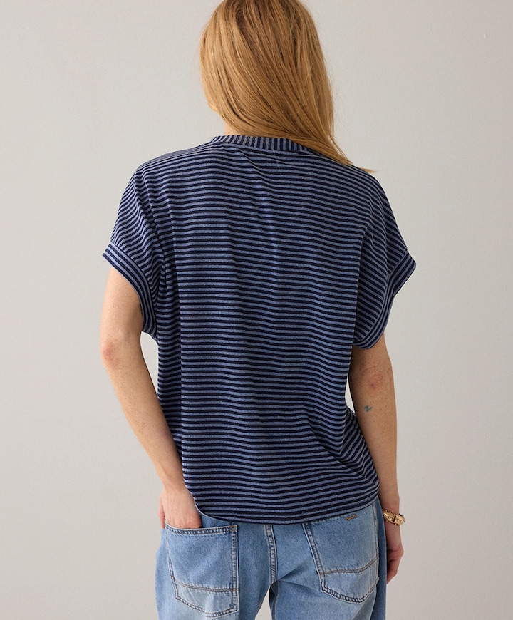 Dames t-shirt blauw