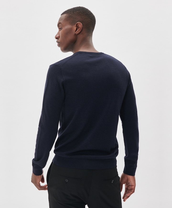 Heren trui blauw