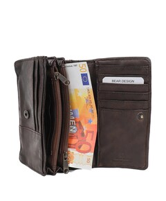 Dames portemonnee bruin