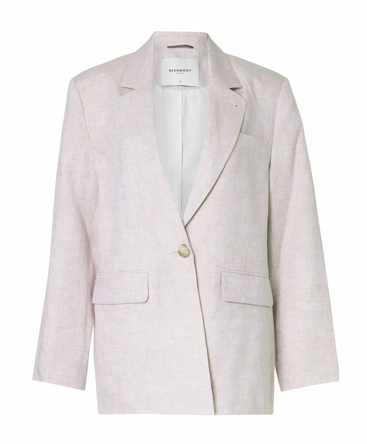 Dames blazer beige