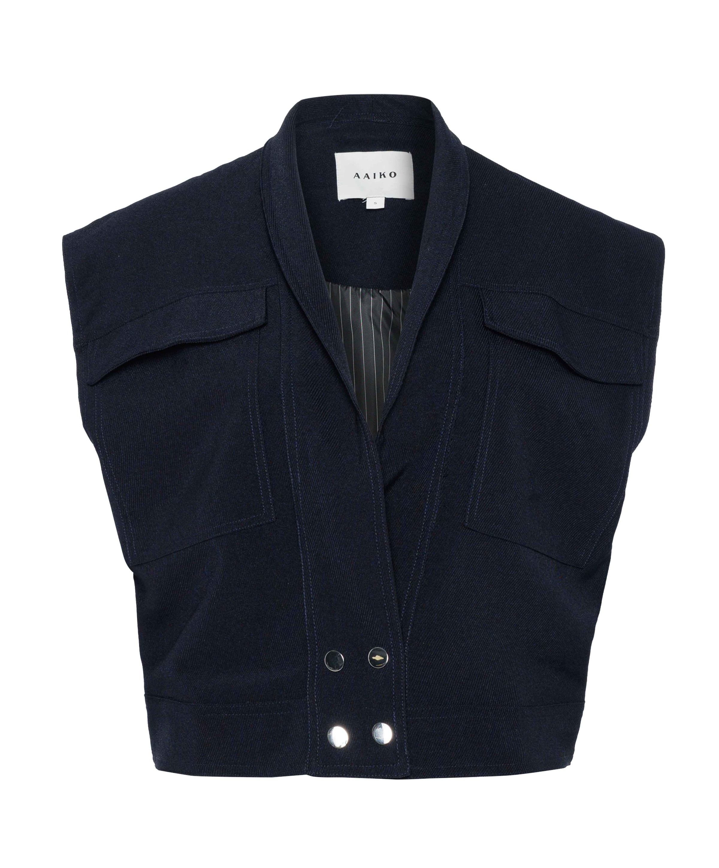 Dames gilet blauw