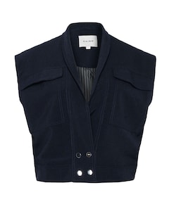 Dames gilet blauw