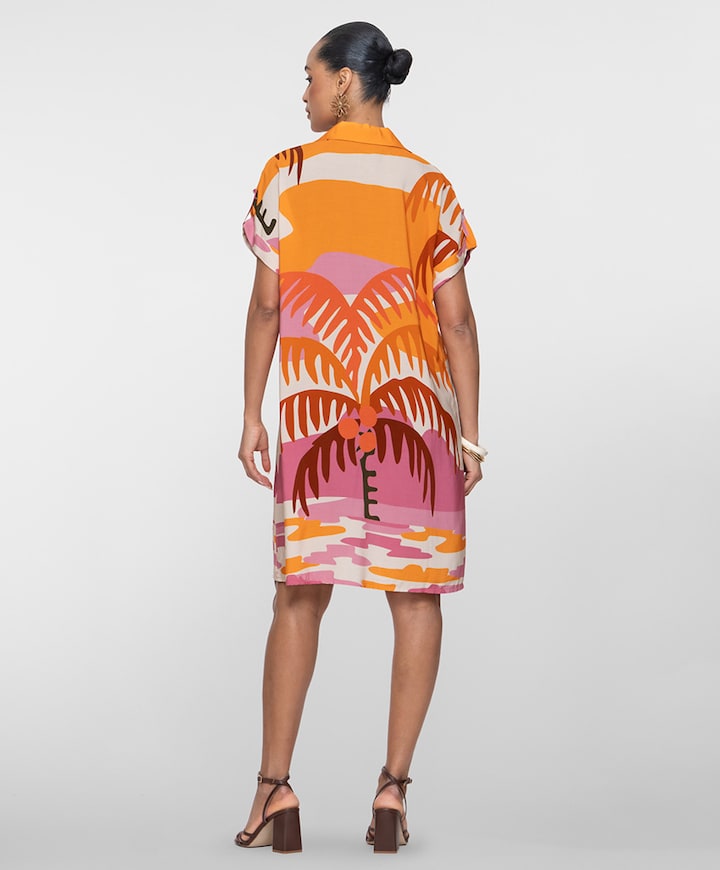 Dames jurk multicolor