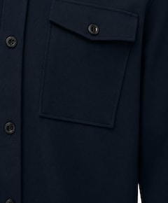 Heren overshirt blauw