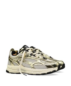 The Re-Run Cracked dames sneakers goud