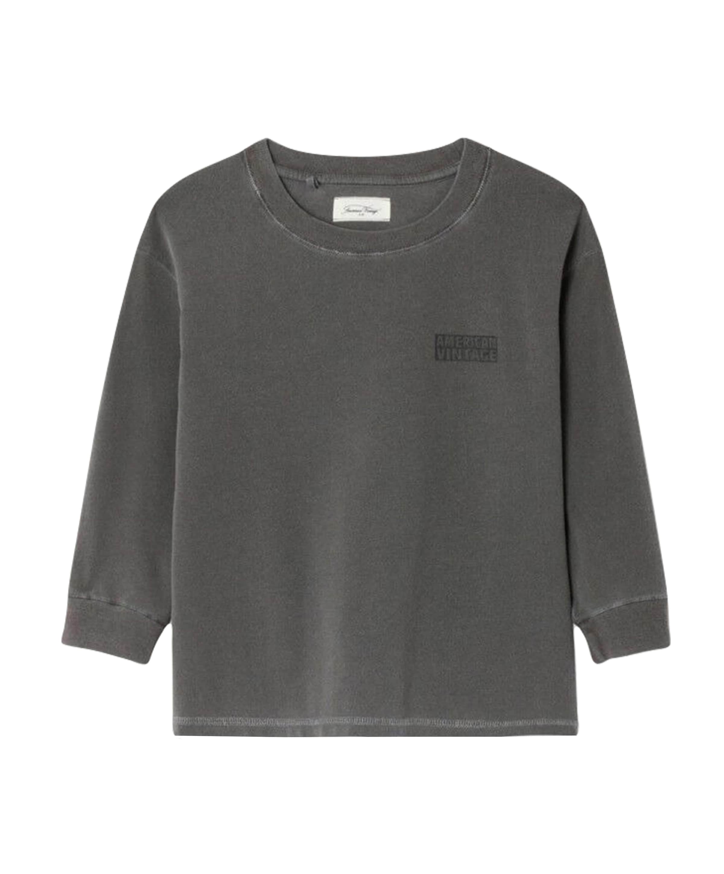 Uniseks longsleeve grijs