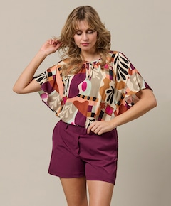 Dames T-shirt multicolor